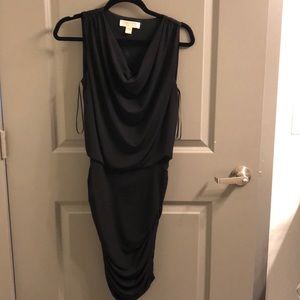 Michael Kors Black Rouched Dress